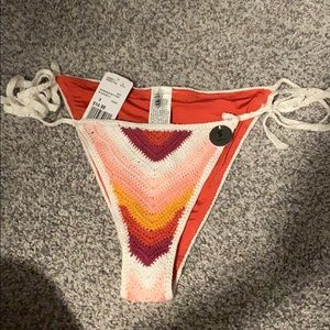 forever 21 crochet swim bottoms